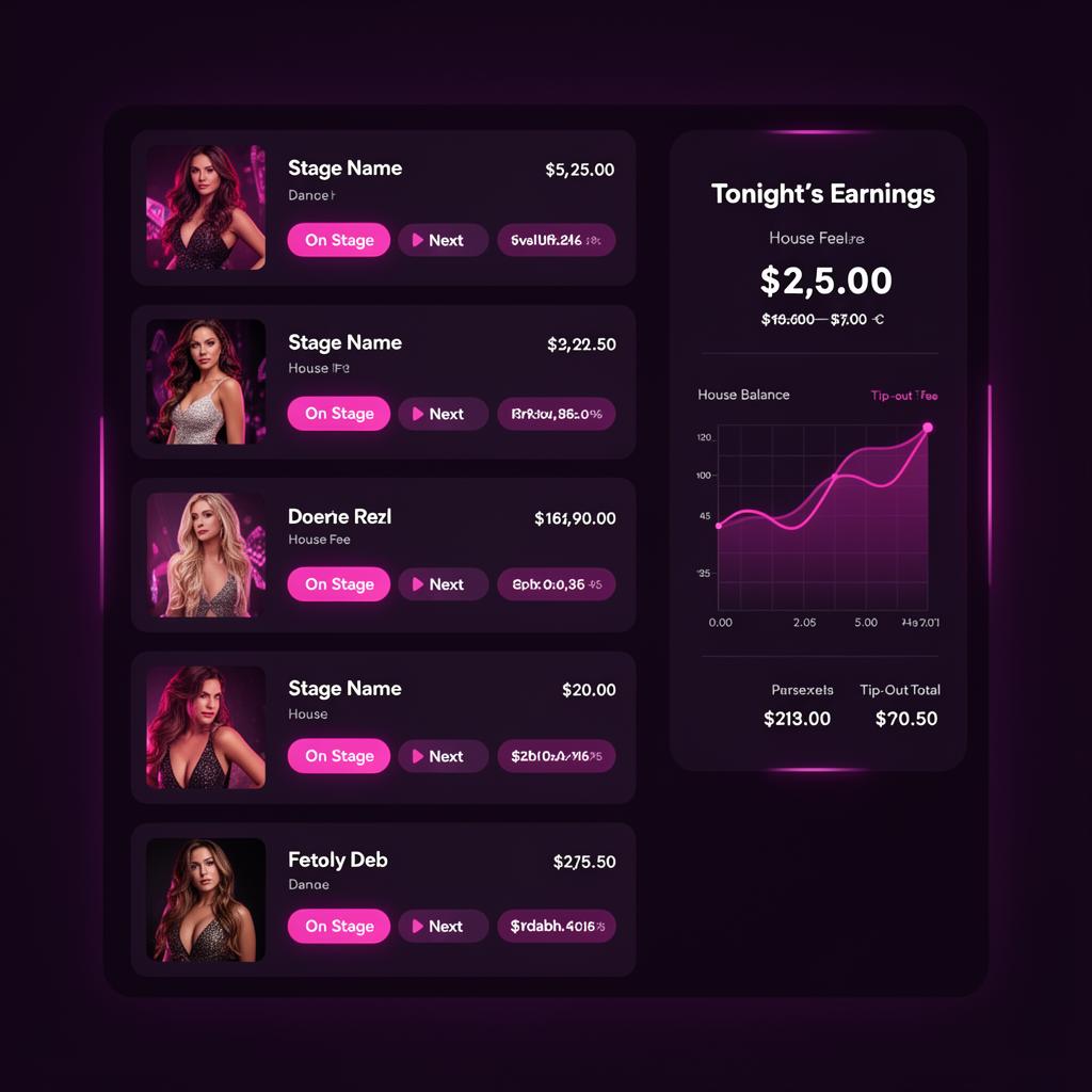 Dancer Lineup & Tip-Out